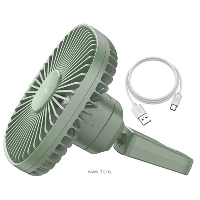 Baseus Natural Wind Magnetic Rear Seat Fan (zelenyiy)