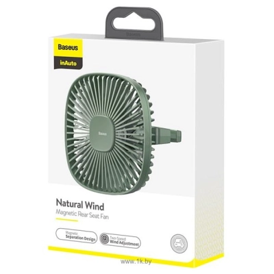 Baseus Natural Wind Magnetic Rear Seat Fan (zelenyiy)