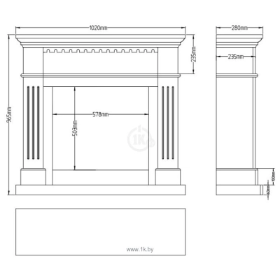 Aflamo Vilano LED 60 3D (belyiy)