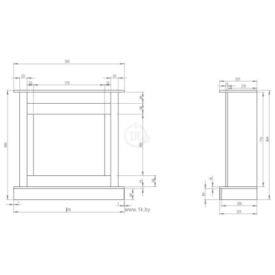 Aflamo Vigo Classic Wall LED 60 3D (belyiy)